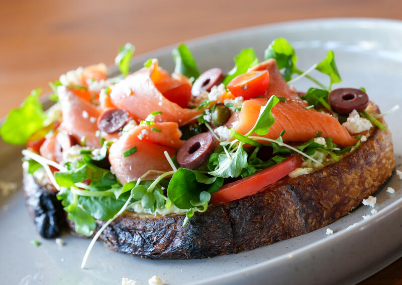 Smoked Salmon on Toast